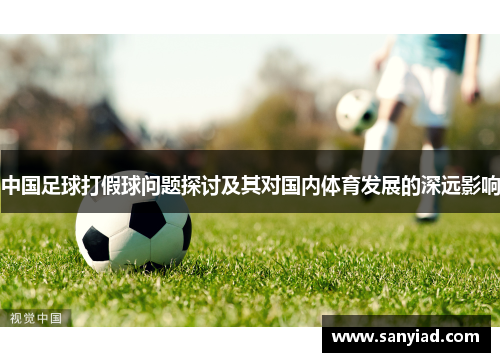中国足球打假球问题探讨及其对国内体育发展的深远影响